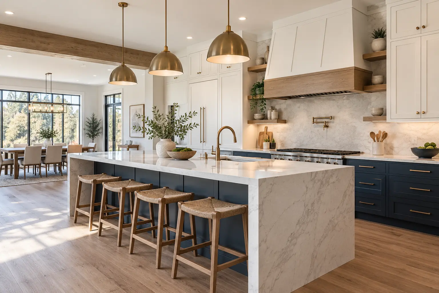 Newly remodeled kitchen